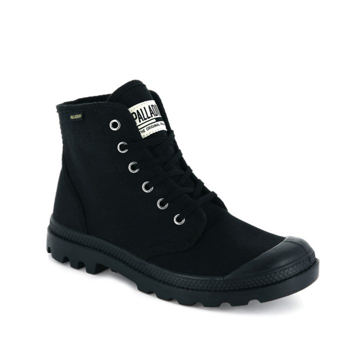 Baskets Palladium Pampa Hi Originale High Tops Femme Noir | FR WQY891D